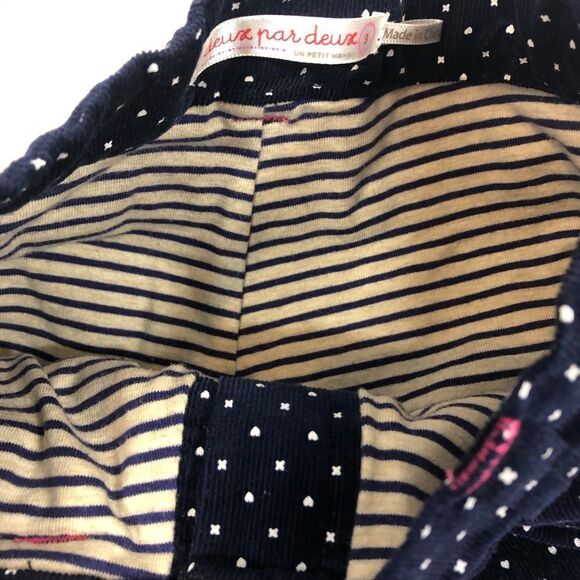 Deux par Deux Girls Corduroy Polka Dot Pants 3 - Picture 5 of 7